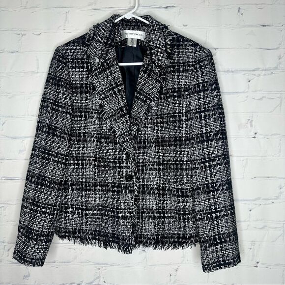 Jones New York Jackets & Blazers - Jones New York black & white size 12 blazer